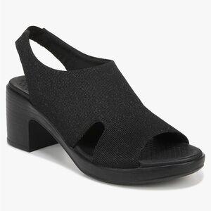 Bzees Black Slingback Heels
